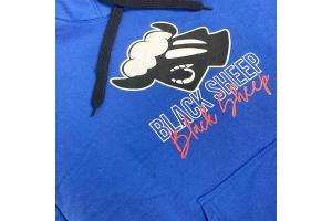 Moleton Black Sheep Escrito e Logo Azul 